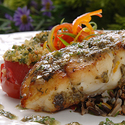 Herb-Crusted Baked Grouper