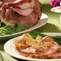 Roasted Ham Saltimbocca